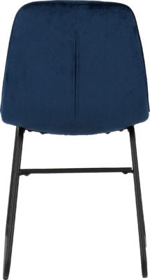 Athens Rectangular Dining Set with Lukas Chairs
Concrete Effect/Black/Sapphire Blue Velvet