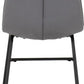 Athens Round Dining Set with Lukas Chairs
Concrete Effect/Black/Grey Velvet