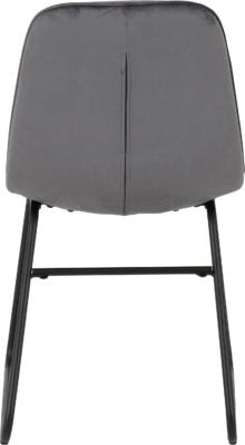 Athens Round Dining Set with Lukas Chairs
Concrete Effect/Black/Grey Velvet