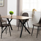 Athens Rectangular Dining Set
Medium Oak Effect/Black/Brown Faux Leather