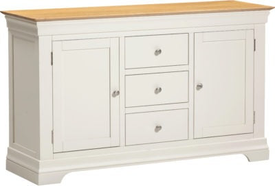 Bordeaux 2 Door 3 Drawer Sideboard
Ivory/Oak