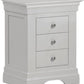 Bordeaux 3 Drawer Bedside
Pebble Grey