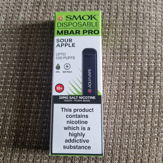 mbar pro sour apple 🌟 Free delivery in Leicester 🌟 EXPIRED