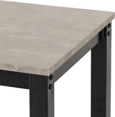 Athens Breakfast Bar Set
Concrete Effect/Black