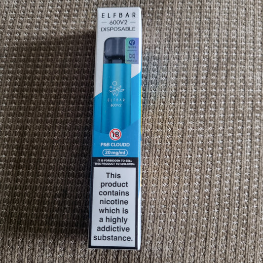 elfbar p&b cloudd 🌟 Free delivery in Leicester 🌟 EXPIRED