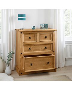 Corona 2+2 Drawer Chest