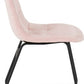 Athens Rectangular Dining Set with Lukas Chairs
Medium Oak Effect/Black/Baby Pink Velvet