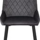 Athens Rectangular Dining Set with Avery Chairs
Medium Oak Effect/Black/Grey Velvet