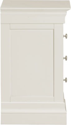 Bordeaux 3 Drawer Bedside
Ivory