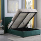 Amelia Plus 5' Storage Bed
Green Velvet Fabric