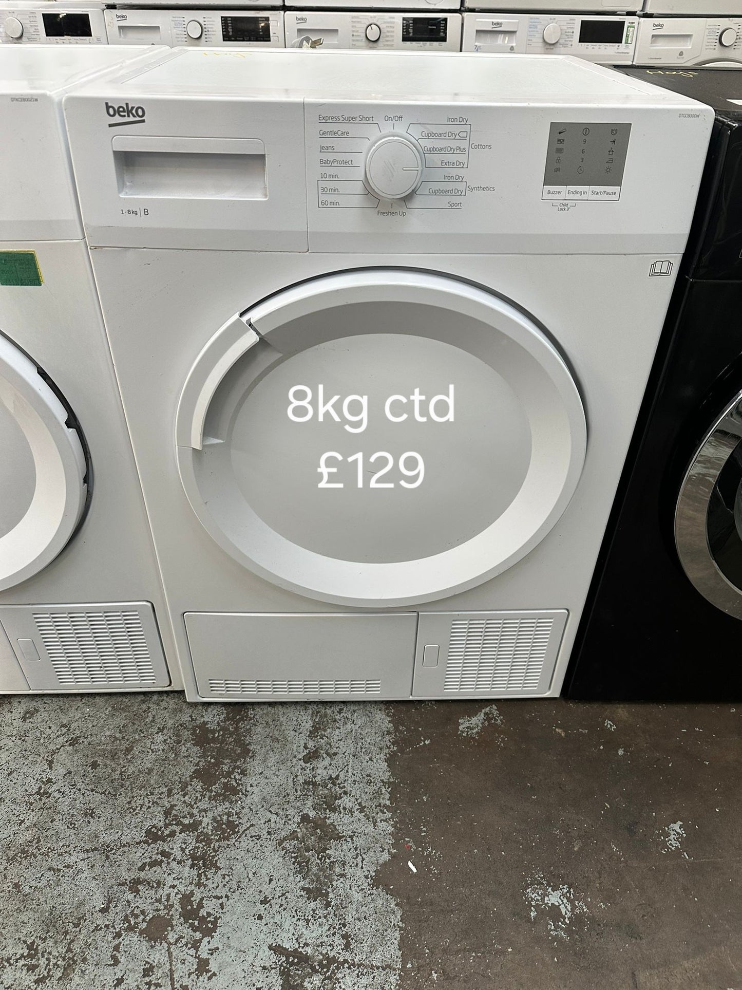 Beko 8kg condenser dryer 🌟 Free Delivery 🌟 120 Days Warranty 🌟