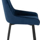 Athens Rectangular Dining Set with Avery Chairs
Concrete Effect/Black/Sapphire Blue Velvet