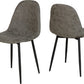 Athens Rectangular Dining Set
Concrete Effect/Black/Grey Faux Leather