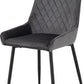 Athens Round Dining Set with Avery Chairs
Concrete Effect/Black/Grey Velvet