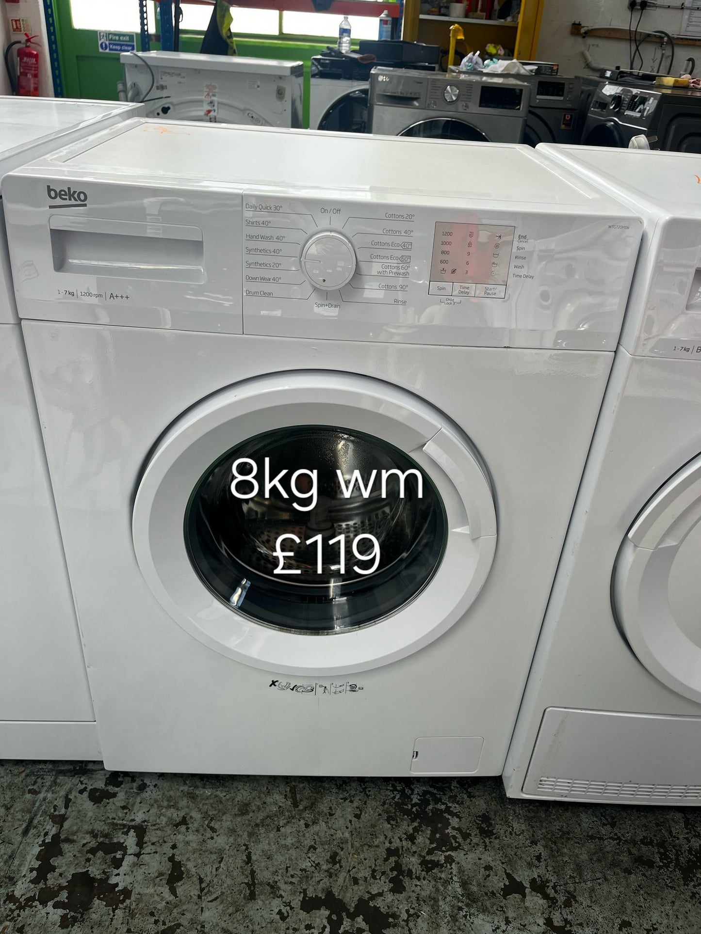 beko 8kg washing machine 🌟 Free Delivery 🌟 120 Days Warranty 🌟