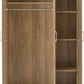 Charles 3 Door All Hanging Mirrored Wardrobe
Oak Effect Veneer with Walnut Trim