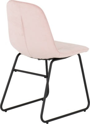 Athens Rectangular Dining Set with Lukas Chairs
Concrete Effect/Black/Baby Pink Velvet