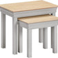 Bordeaux Nest of 2 Tables
Pebble Grey/Oak