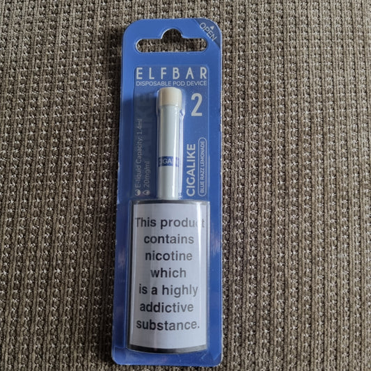 Elfbar cigalike blueberry razz lemonade 🌟 Free delivery in Leicester 🌟 EXPIRED