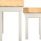 Bordeaux Nest of 2 Tables
Ivory/Oak