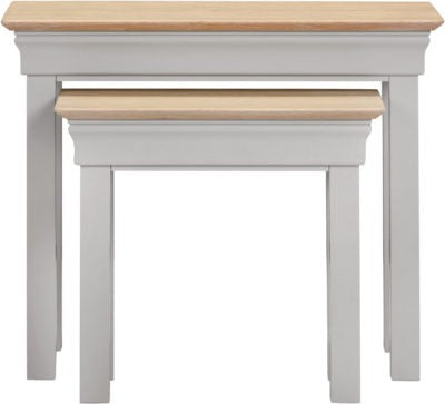 Bordeaux Nest of 2 Tables
Pebble Grey/Oak