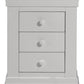 Bordeaux 3 Drawer Bedside
Pebble Grey