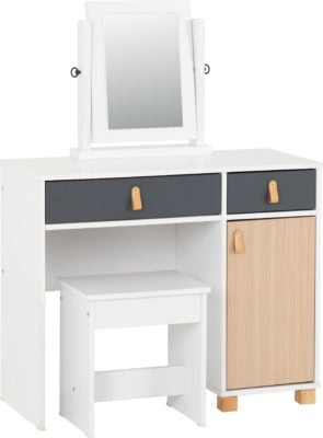 Brooklyn Dressing Table Set
Oak Effect/Grey