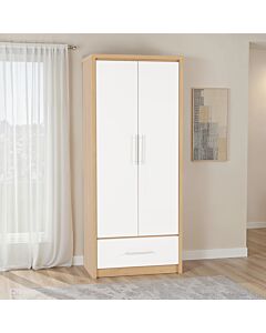 Seville 2 Door 1 Drawer Wardrobe