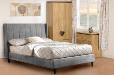 Amelia 4'6" Bed
Dark Grey Fabric