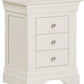 Bordeaux 3 Drawer Bedside
Ivory
