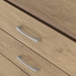 Charles 3 Drawer Chest
Oak Effect Veneer with Walnut Trim