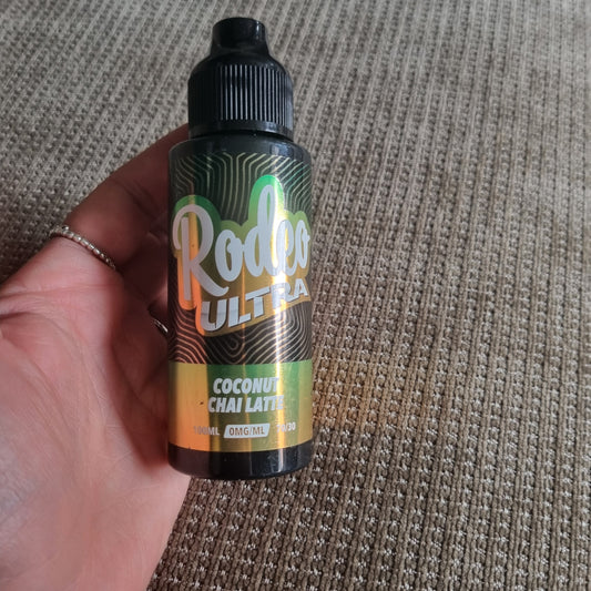 rodeo ultra vape juice coconut chai latte 🌟 Free delivery in Leicester 🌟 EXPIRED