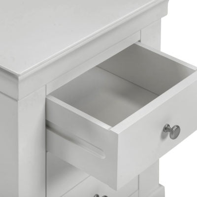 Bordeaux 3 Drawer Bedside
Pebble Grey