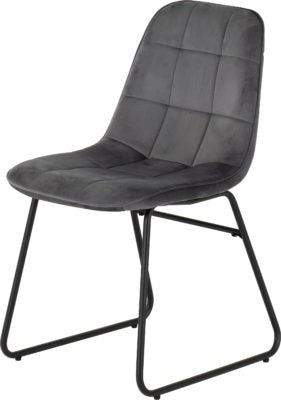 Athens Rectangular Dining Set with Lukas Chairs
Concrete Effect/Black/Grey Velvet