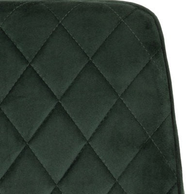 Athens Round Dining Set with Avery Chairs
Concrete Effect/Black/Emerald Green Velvet