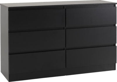Malvern 6 Drawer Chest
Black