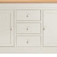 Bordeaux 2 Door 3 Drawer Sideboard
Ivory/Oak