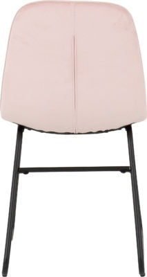 Athens Rectangular Dining Set with Lukas Chairs
Concrete Effect/Black/Baby Pink Velvet