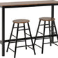 Athens Breakfast Bar Set
Acacia Effect/Black