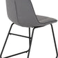 Athens Round Dining Set with Lukas Chairs
Concrete Effect/Black/Grey Velvet
