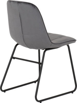 Athens Round Dining Set with Lukas Chairs
Concrete Effect/Black/Grey Velvet