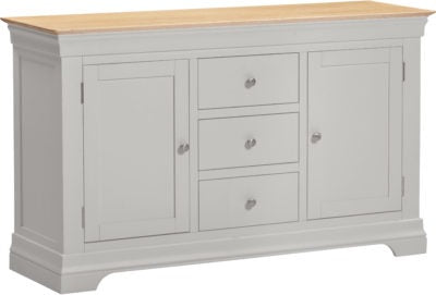 Bordeaux 2 Door 3 Drawer Sideboard
Pebble Grey/Oak