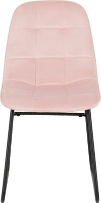 Athens Rectangular Dining Set with Lukas Chairs
Concrete Effect/Black/Baby Pink Velvet