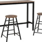 Athens Breakfast Bar Set
Acacia Effect/Black