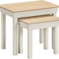 Bordeaux Nest of 2 Tables
Ivory/Oak