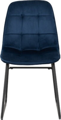 Athens Rectangular Dining Set with Lukas Chairs
Concrete Effect/Black/Sapphire Blue Velvet