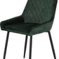 Athens Rectangular Dining Set with Avery Chairs
Concrete Effect/Black/Emerald Green Velvet