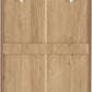 Charles 3+2 Drawer Chest
Oak Effect Veneer with Walnut Trim