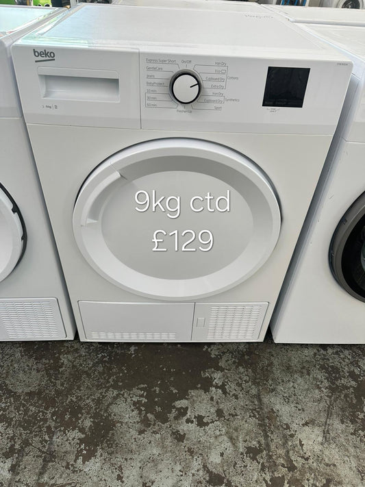 beko 9kg condenser dryer 🌟 Free Delivery 🌟 120 Days Warranty 🌟